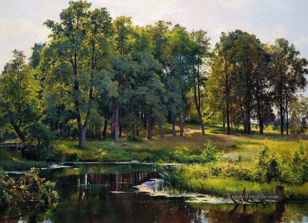 im Park 1897 klassische Landschaft Ivan Ivanovich Ölgemälde